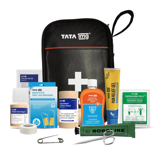 Tata 1mg First Aid Kit - Travel Pouch