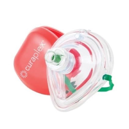 CPR Pocket Mask with Oxygen Inlet and Carrying Case | First Aid Kit