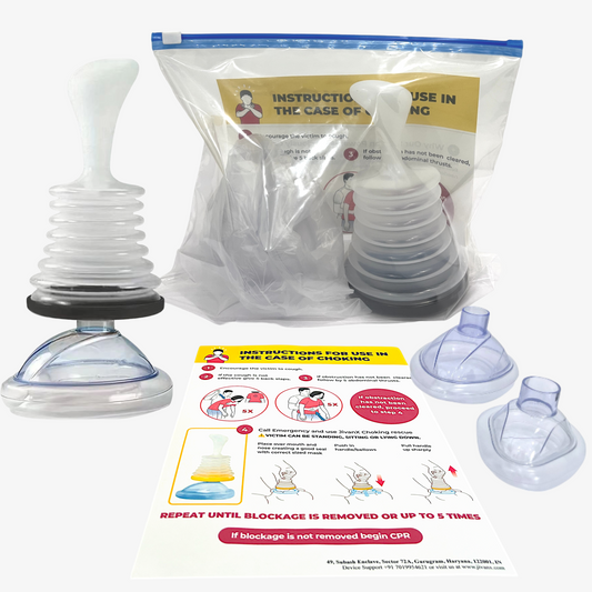 JivanX Anti Choking Device | Instructions Kit for Choking Rescue