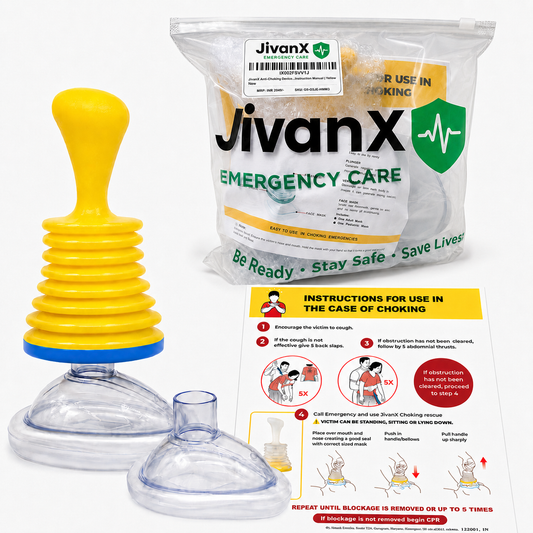 JivanX Anti Choking Device | Instructions Kit for Choking Rescue