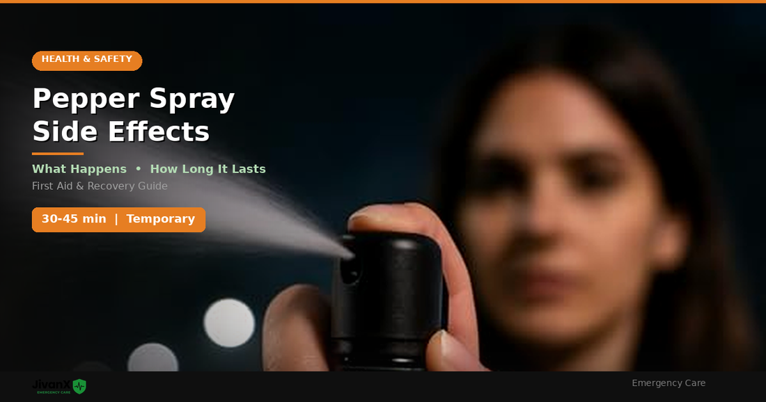 Pepper Spray Side Effects — What Happens, How Long It Lasts & First Aid