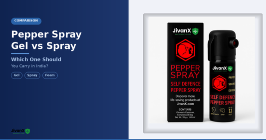 Pepper Spray Gel vs Spray — Which One Should You Carry in India?