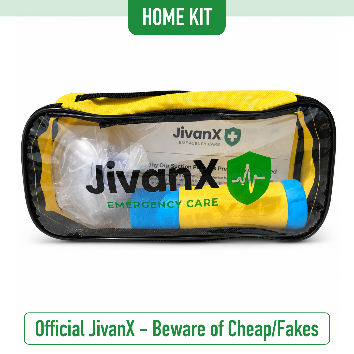 JivanX Anti Choking Device | Instructions Kit for Choking Rescue | Best Quality - JivanX Emergency Care
