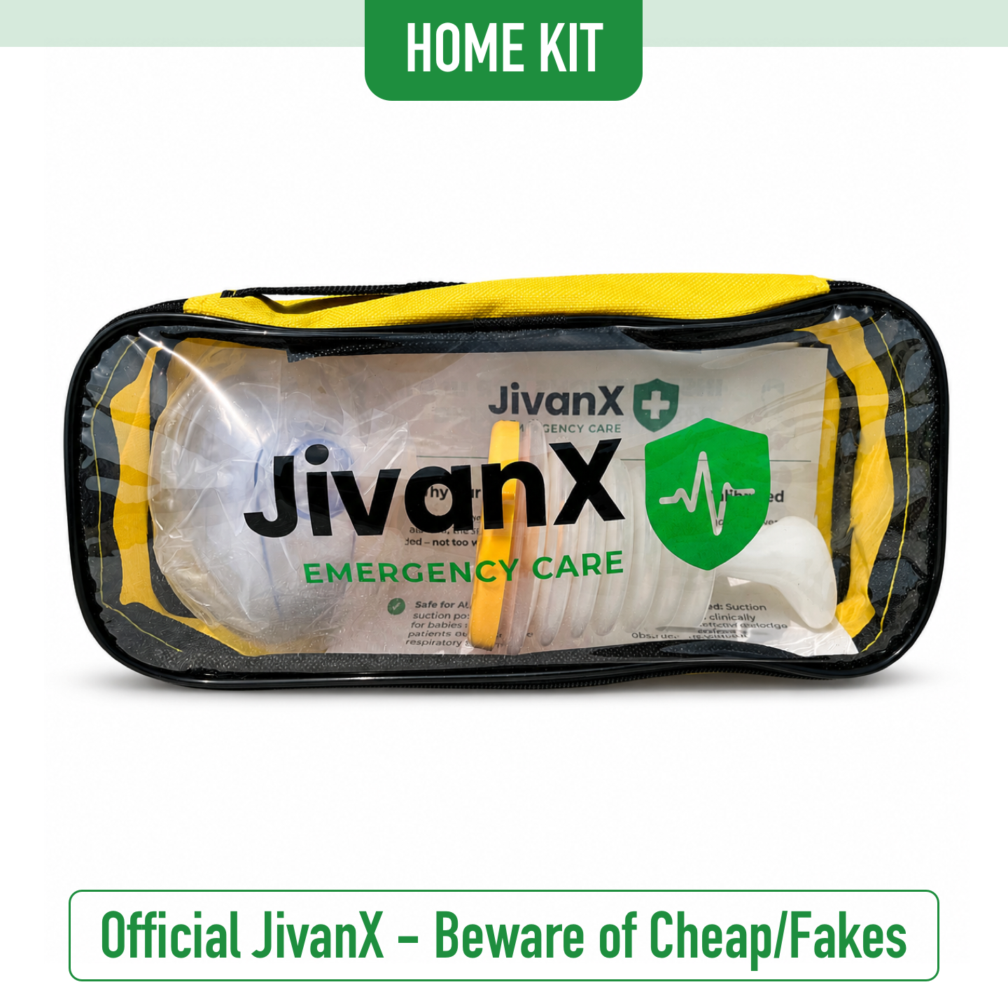 JivanX Anti Choking Device | Instructions Kit for Choking Rescue - JivanX Emergency Care